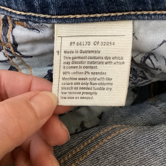 Pilcro and the Letterpress Dark Blue Stet Fit Skinny Jeans - Picture 4 of 7